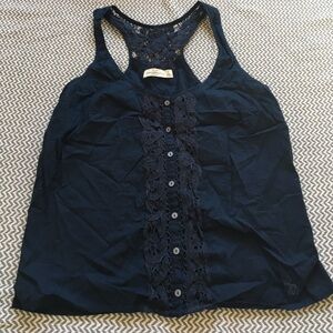 Navy racerback tank